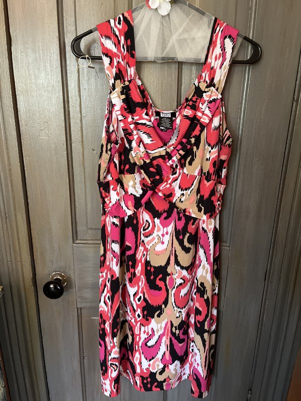 Abstract Print Dress