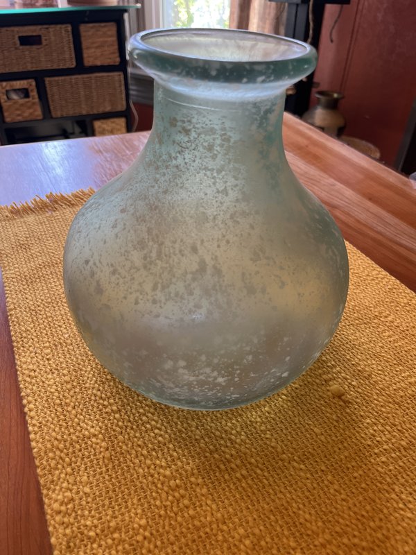Frosted Glass Vase