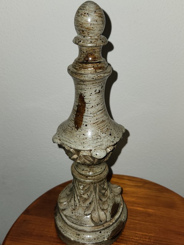 Large rustic finial
