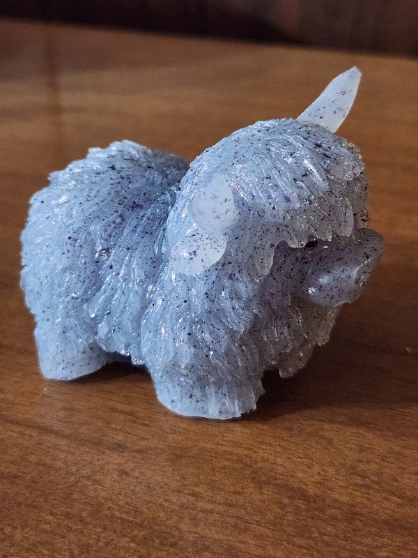 Resin highland cow
