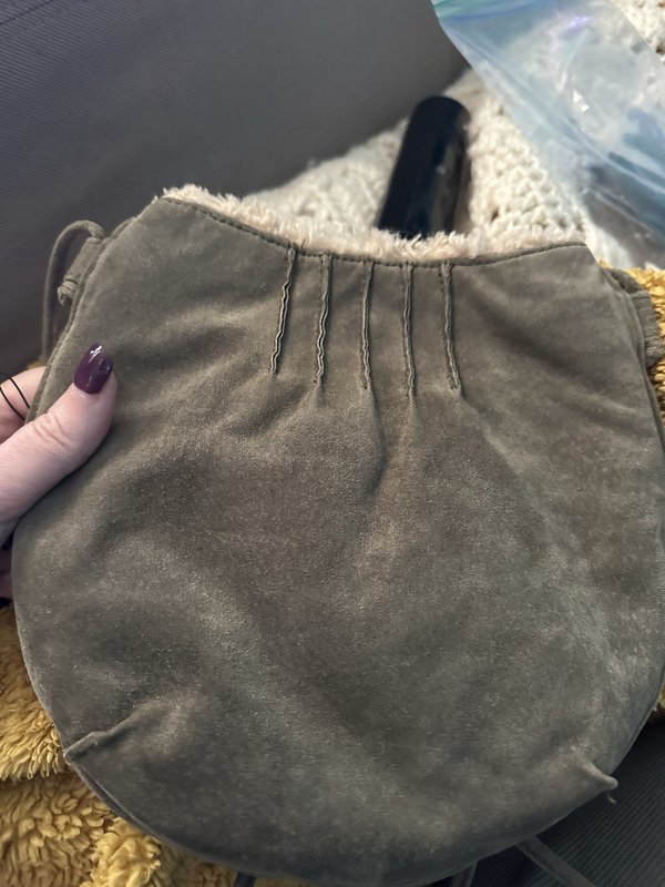 suede purse