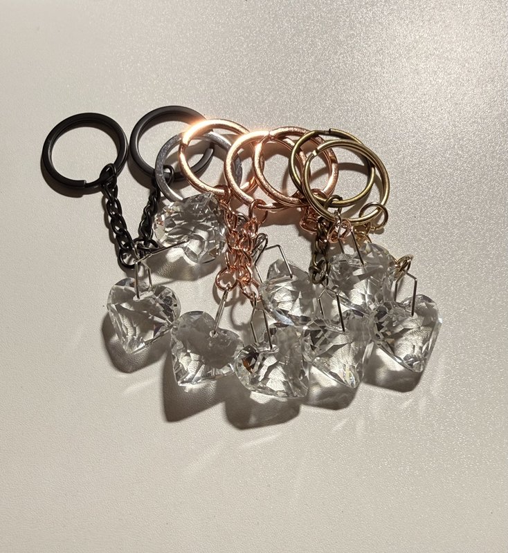 Heart Prism Keychain