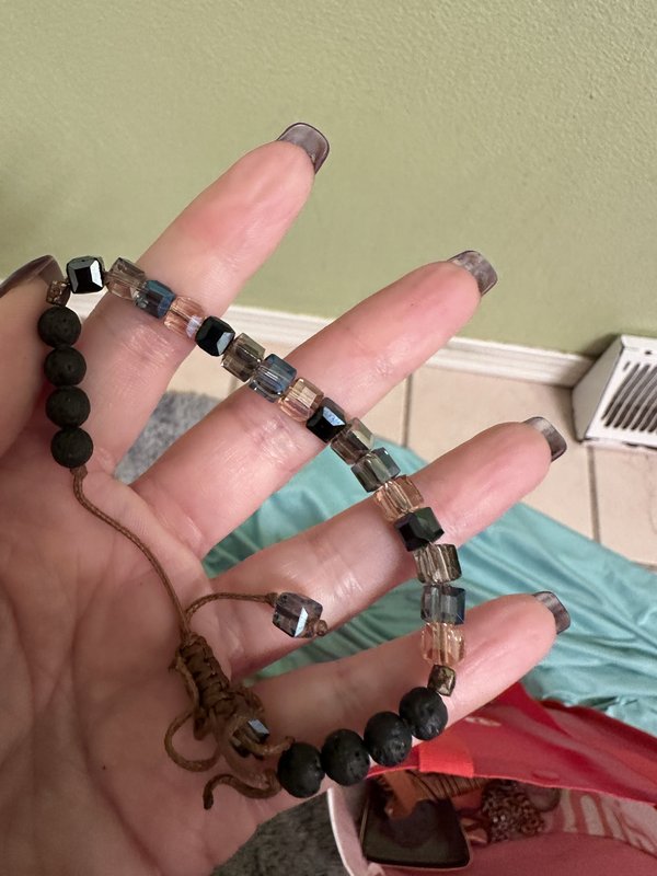 square stone bracelet