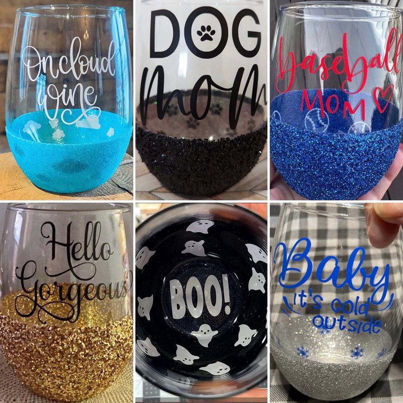 peekaboo wine glass