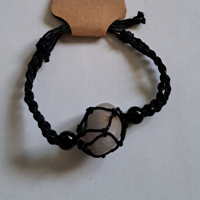 Braided Bracelet - Rose Quart