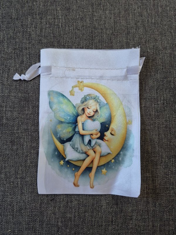 Whimsical Tooth Fairy Keepsake Drawstring Bag 7