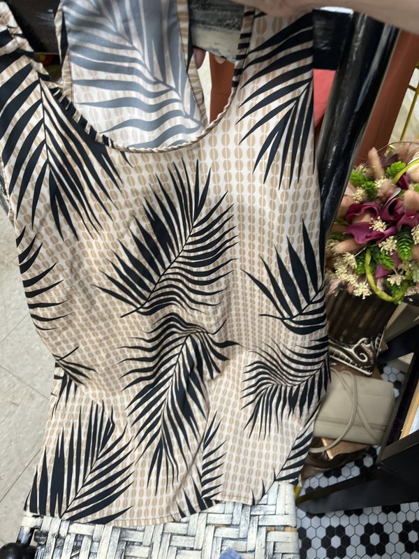 Palm Leaf Pattern Kimono