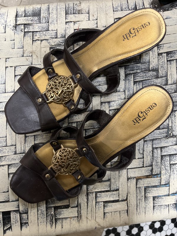 East 5th Brown Wedge Sandals