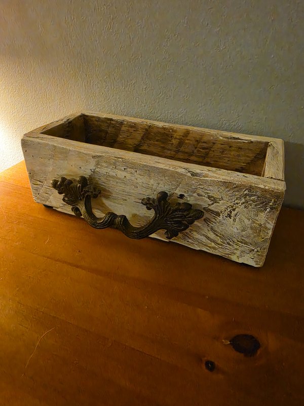 11" Rustic Drawer Decor