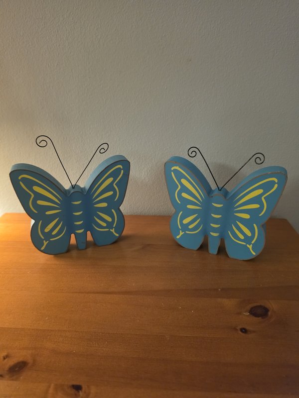 Pair Wood Butterflies