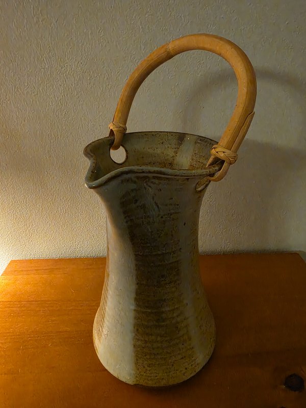 Vtg Pottery Pitcher
