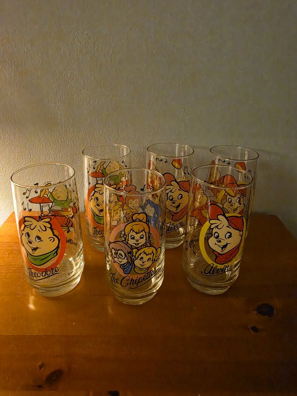 Chipmunk Drinking Glass
