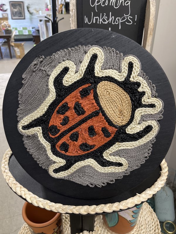 Cording Art Ladybug Wall Hanging