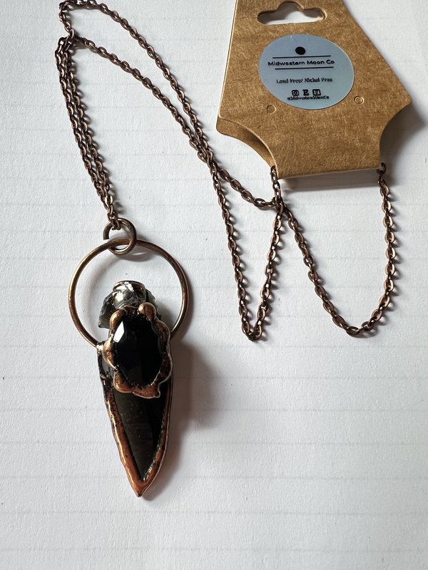 Copper Onyx Necklace