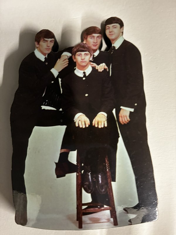 jk Beatles Cut Out frig magnet
