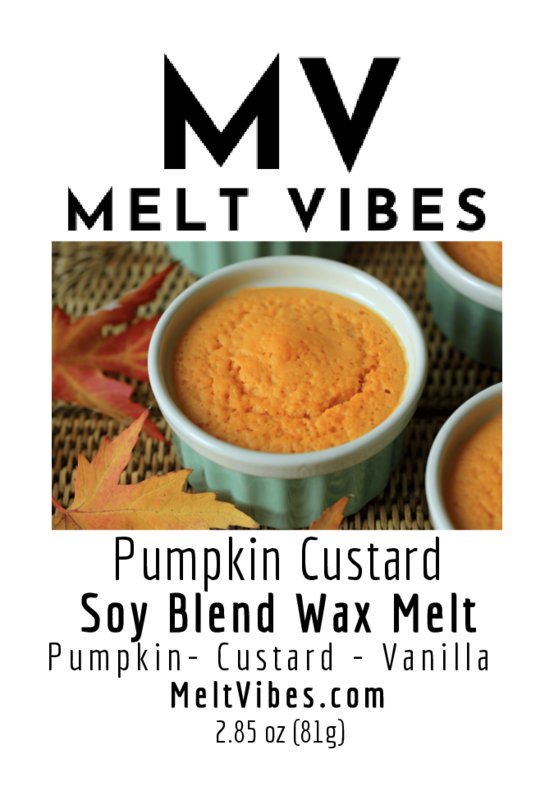 Pumpkin Custard Wax Melt