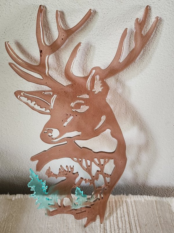 Resin Deer head