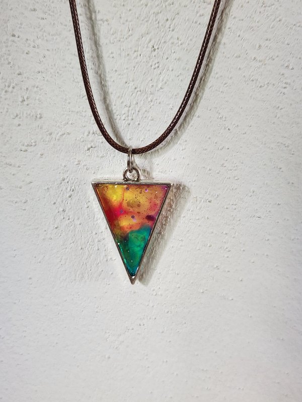 Handmade resin necklace