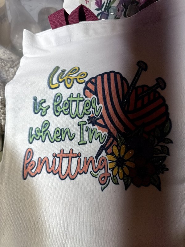 Embellished Bag Knitting