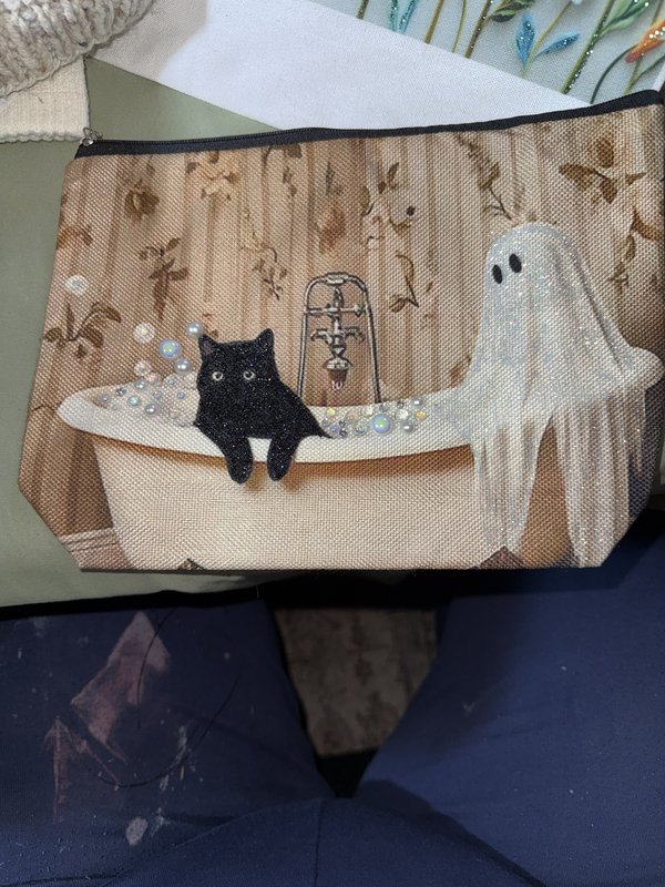 Embellished Bag Ghost Bath