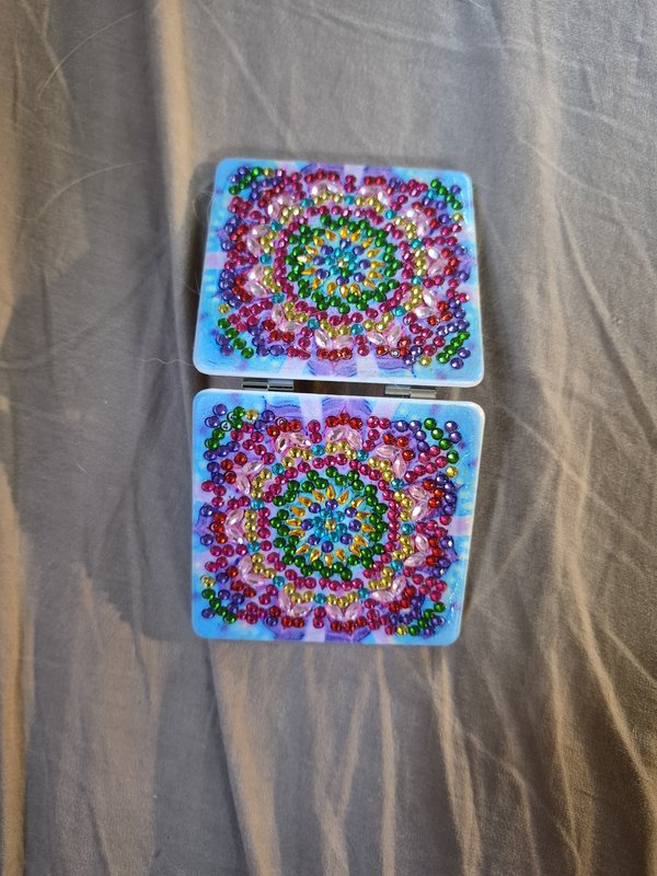 Diamond Art Mandala Compact Mirror S2