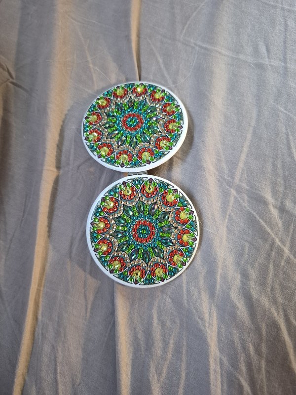 Diamond Art Mandala Compact Mirror R1