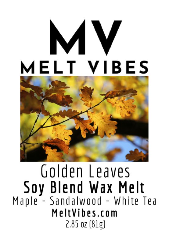 Golden Leaves Wax Melt