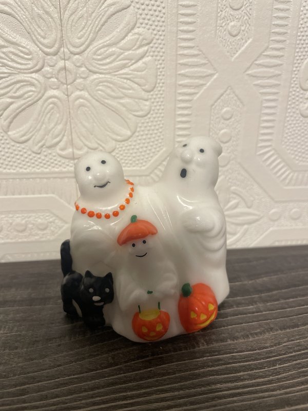 1980s Avon Halloween Ghost Wax Figurine
