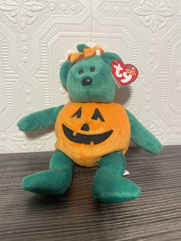 “Tricky” Ty Beanie Babies Pumpkin Bear