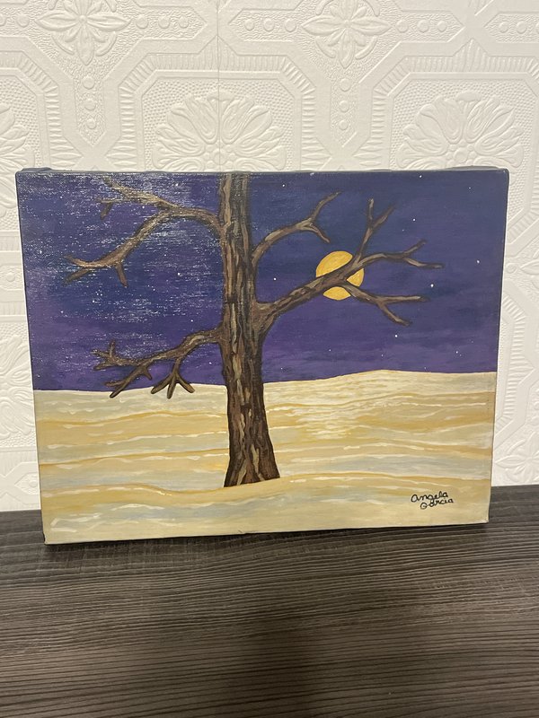 Night Tree Painting