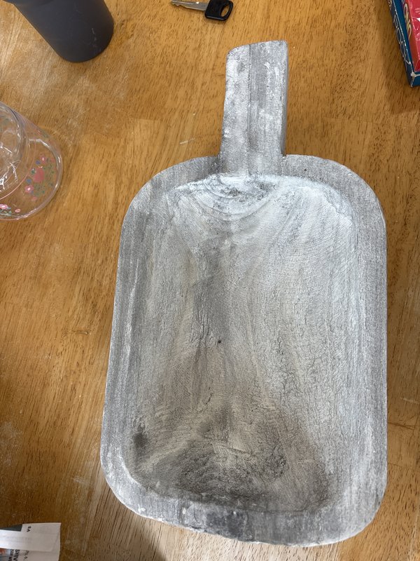 Wood Bowl w/handle