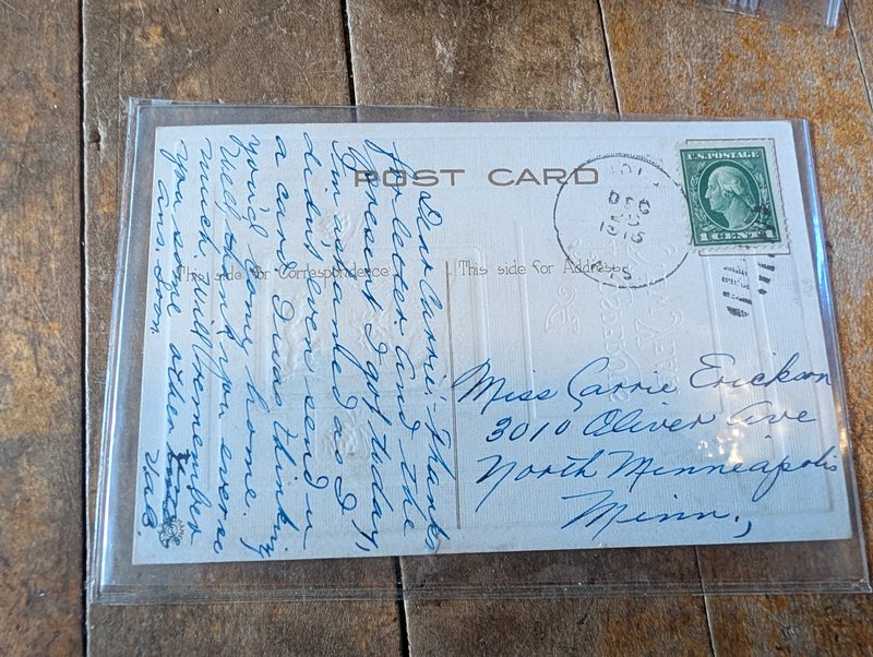 Antique A Prosperous New Year 1915