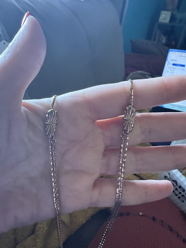 vintage adjustable gold necklace