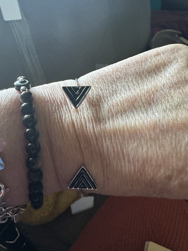 triangle cuff bracelet