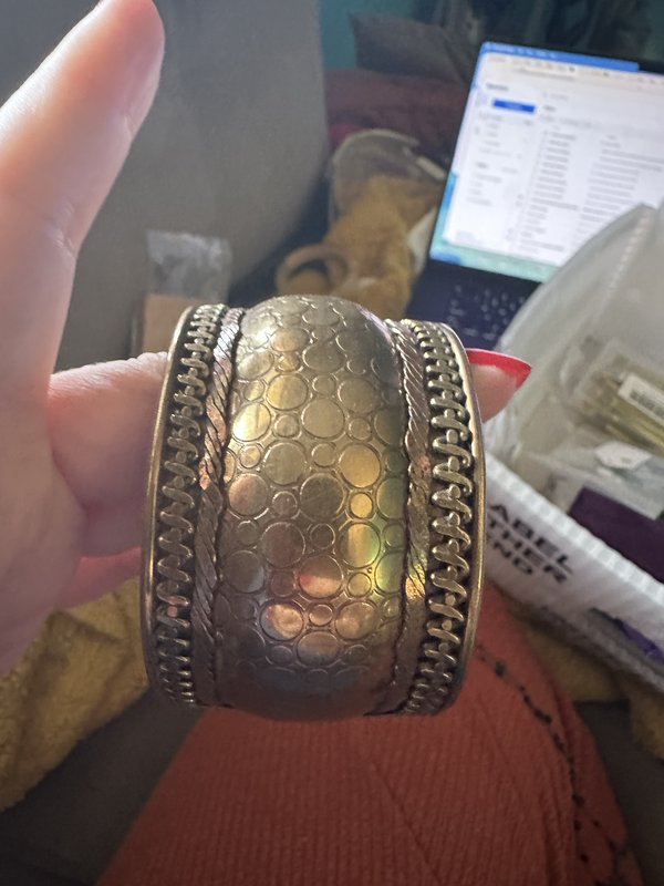 brass bracelet cuff