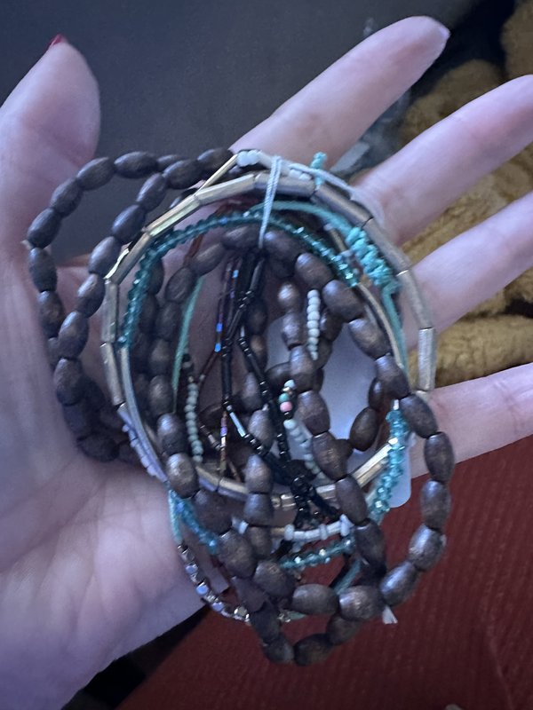 wooden bracelet bundle