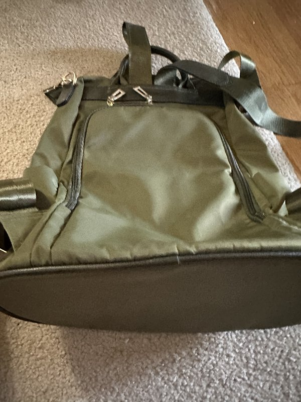green backpack