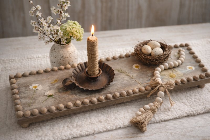🌿 Rustic Botanical Riser