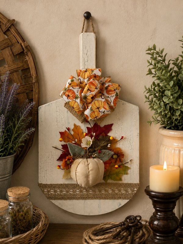 Fall Harvest Cutting Board Wall Décor