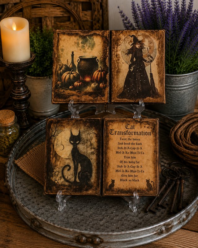 Halloween Spell Book Prop