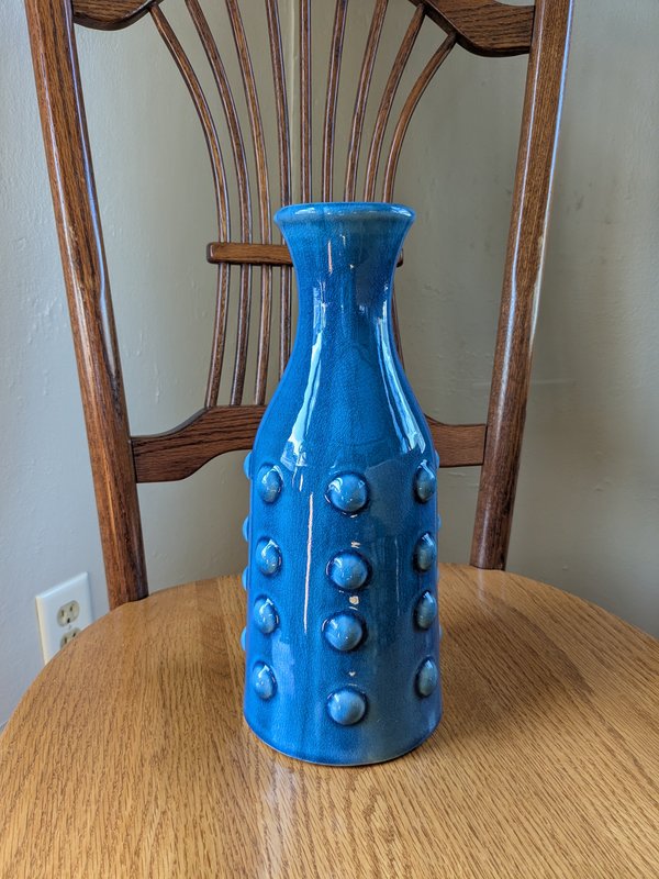 Blue Ceramic Vase