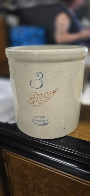 Vintage Red Wing Union Stoneware Crock