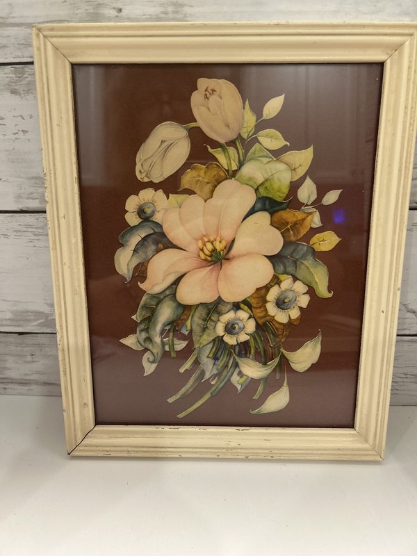 Vintage floral wall hanging K