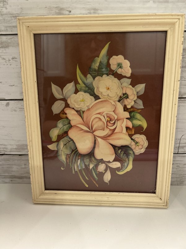 Vintage floral wall hanging K