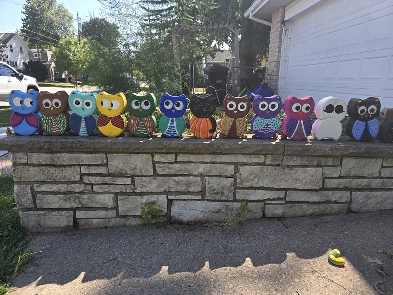 Owl Pavers, 2 layer Concrete Pavers