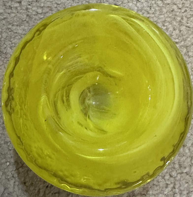 Yellow Glass Orb