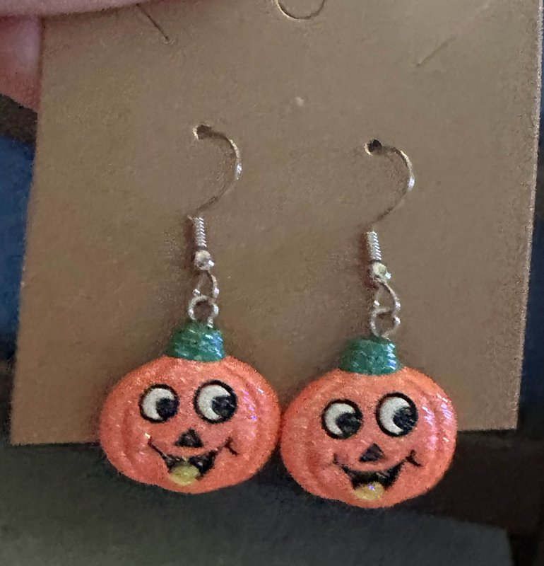 Pumpkin earrings