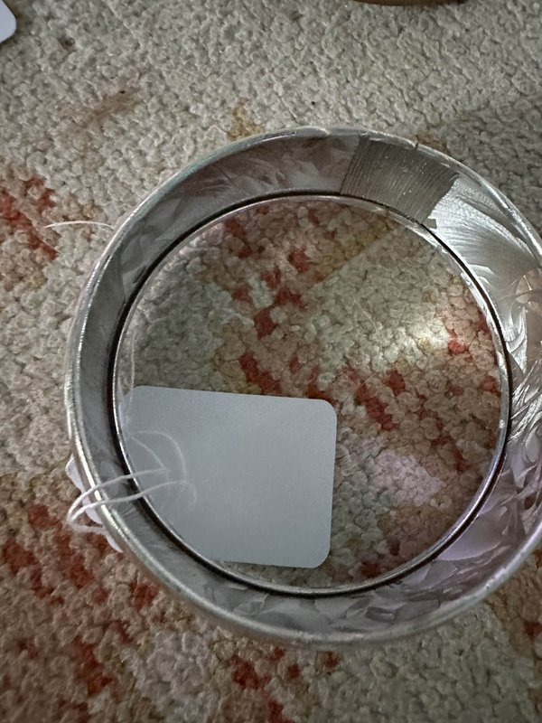 thin silver bangle