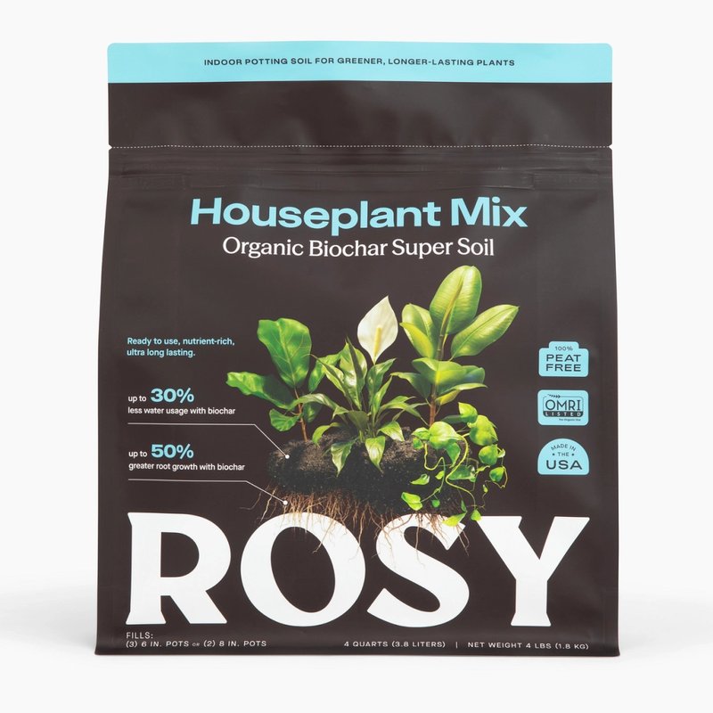 Rosy 4qt Organic Houseplant Mix for Potted Plant