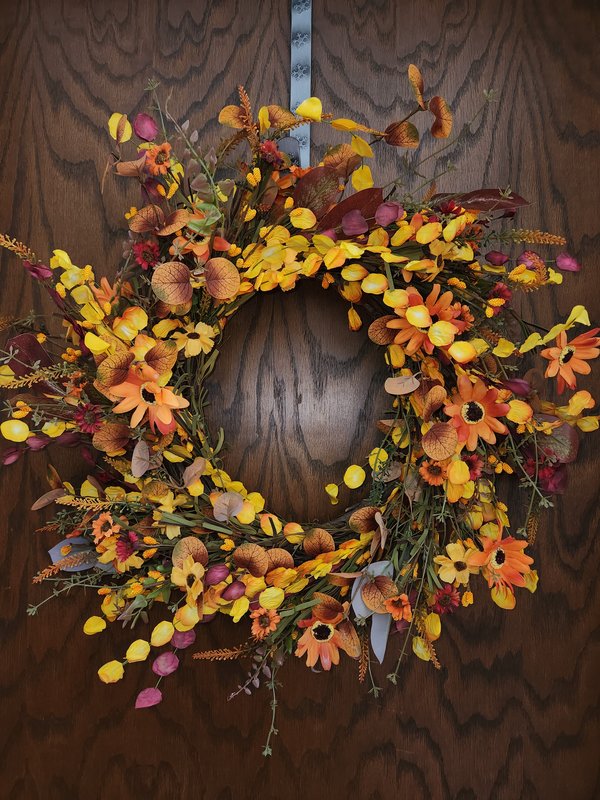 Colorful 23" Fall wreath